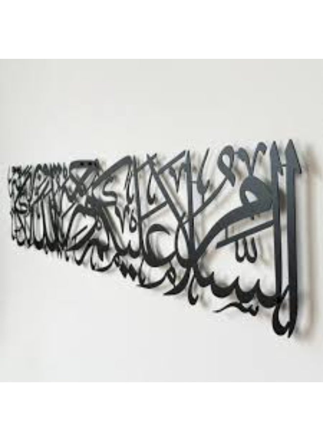 EMAAZZ LLC Assalamualaikum Islamic Arabic Calligraphy Wall Art Elegant Modern Design For Home Office Prayer Room And Spiritual Interior Decoration - Image 1